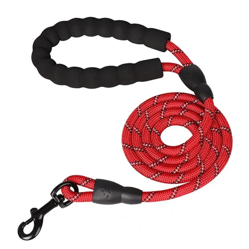 Reflective Padded-Handle Leash