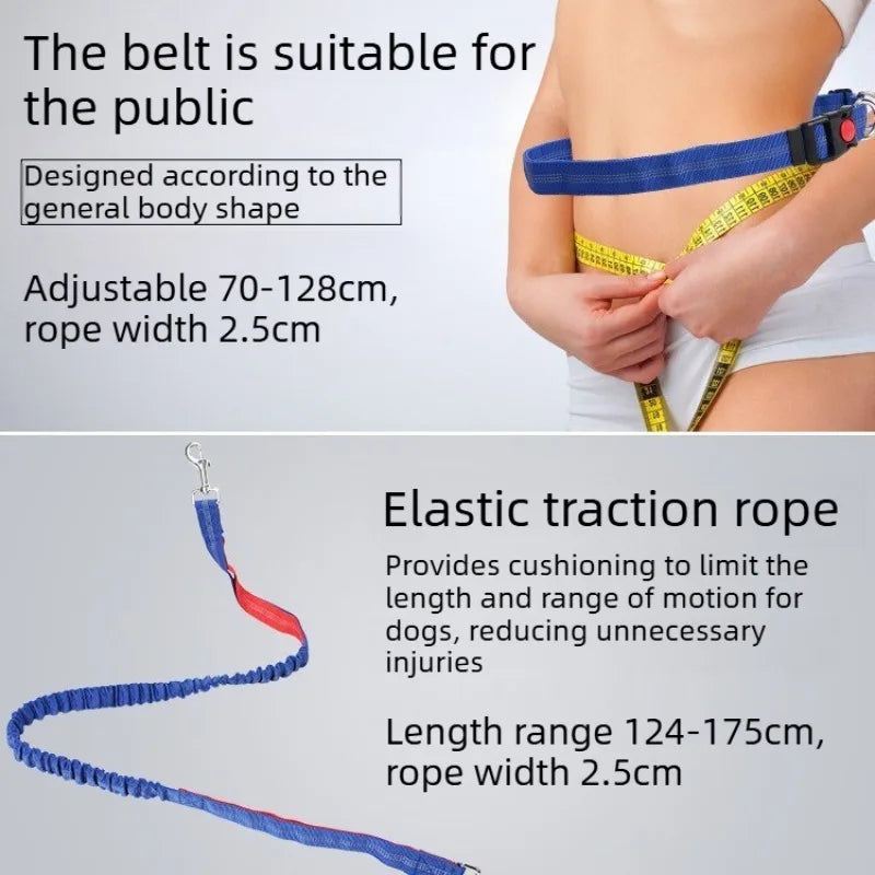 Hands-Free Waist Belt Leash