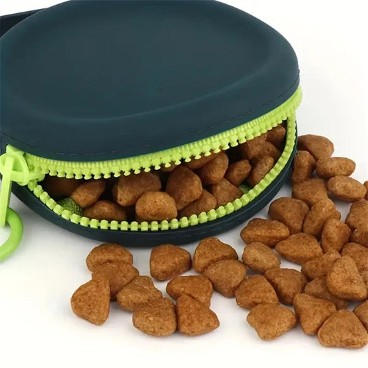 Silicone Treat Pouch with Lanyard