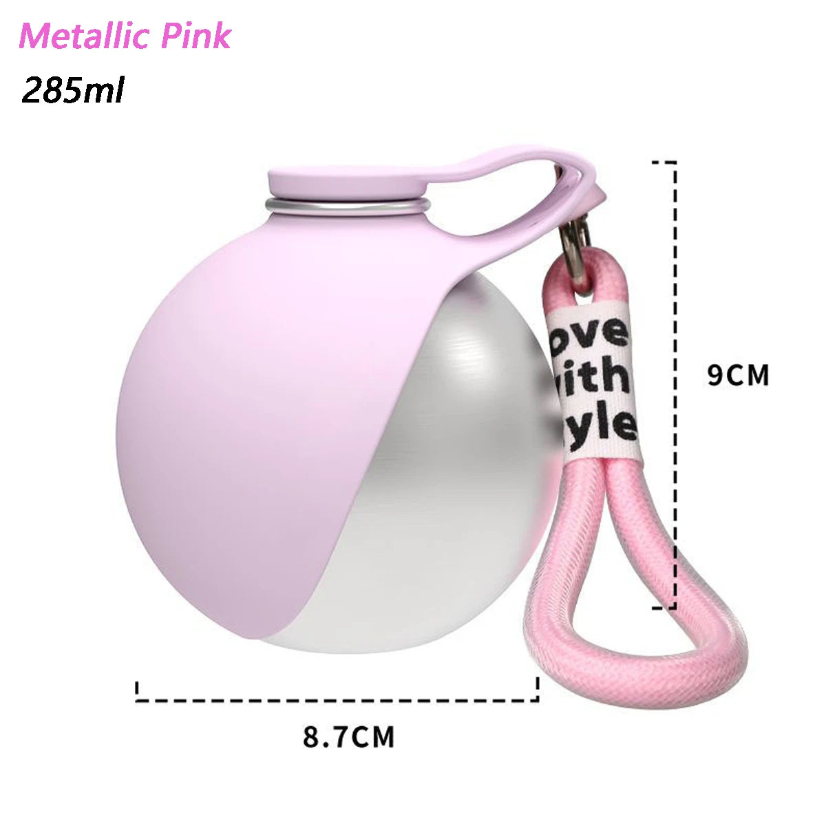 2-in-1 Stainless Water Bottle & Bowl