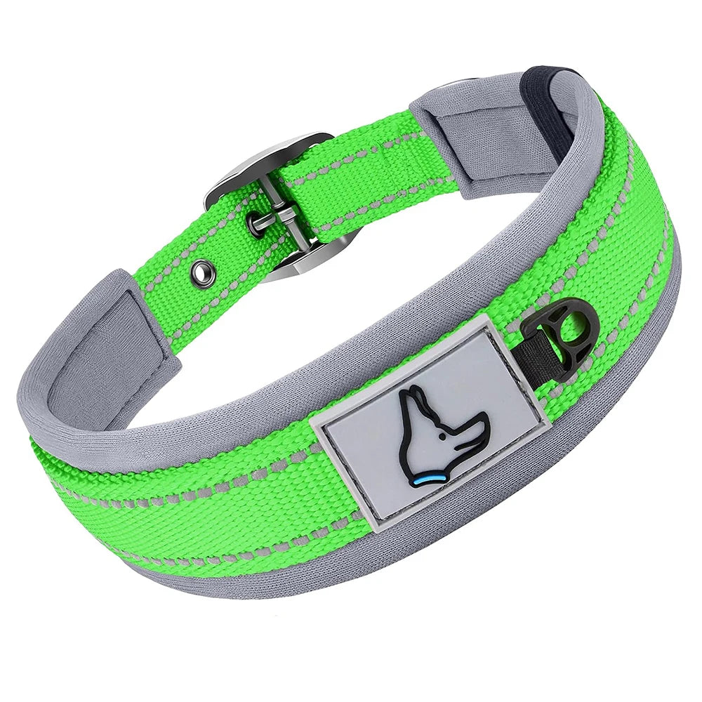 Wide Padded Reflective Collar