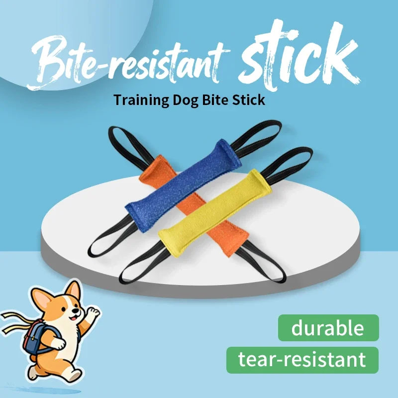 Jute Bite Pillow Tug Toy