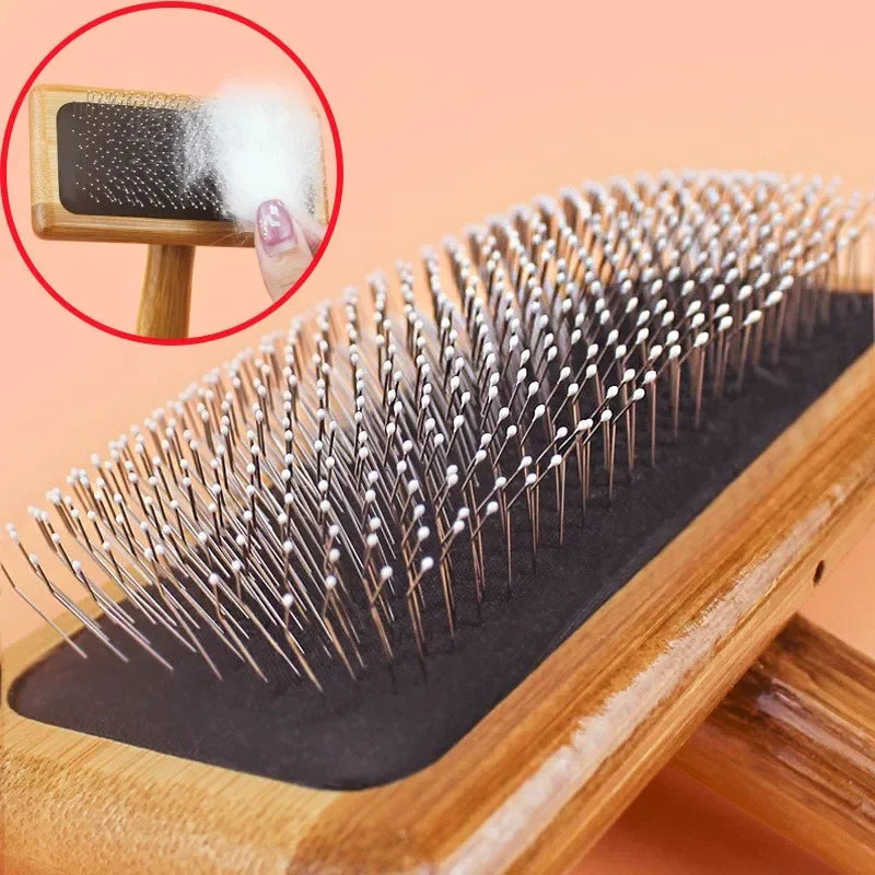Wooden Pin Brush