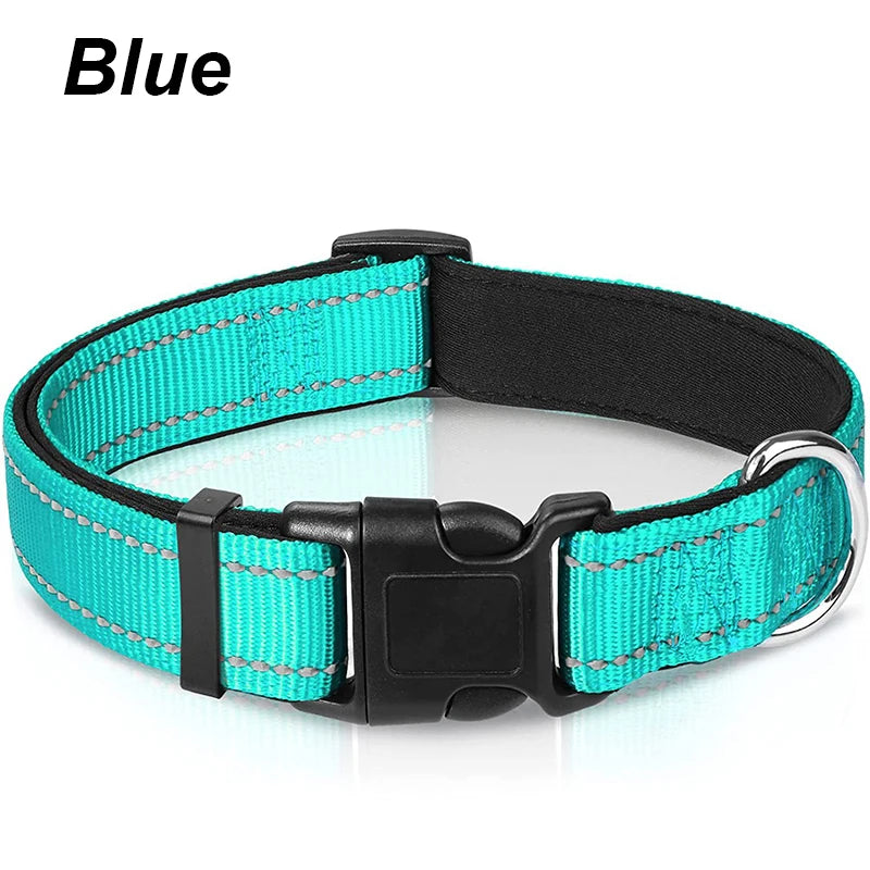 Reflective Padded Dog Collar
