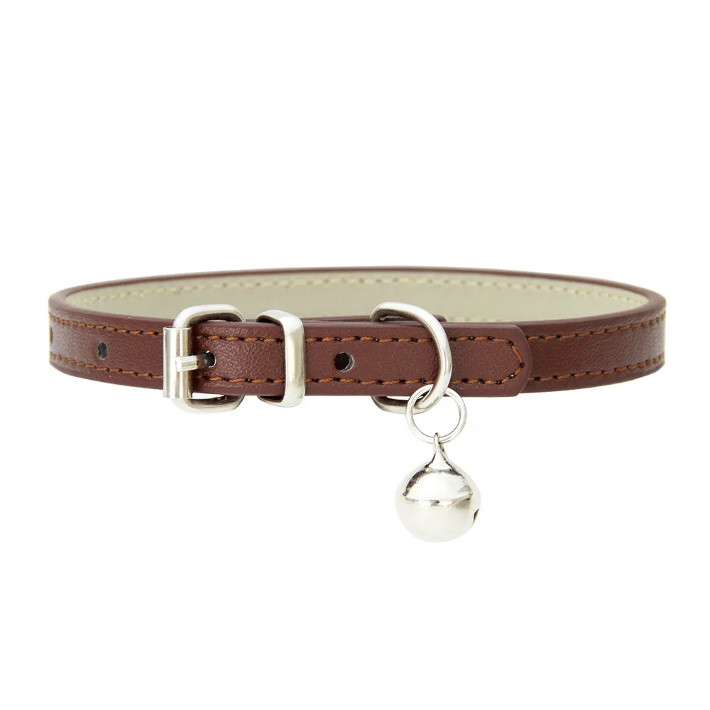 Padded Vegan Leather Collar