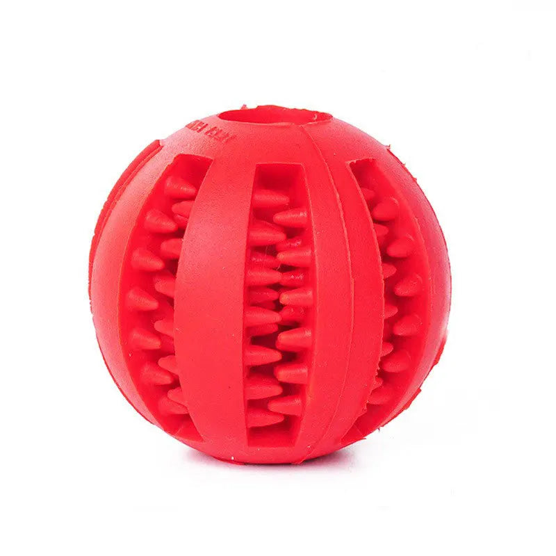 Treat-Dispensing Rubber Ball