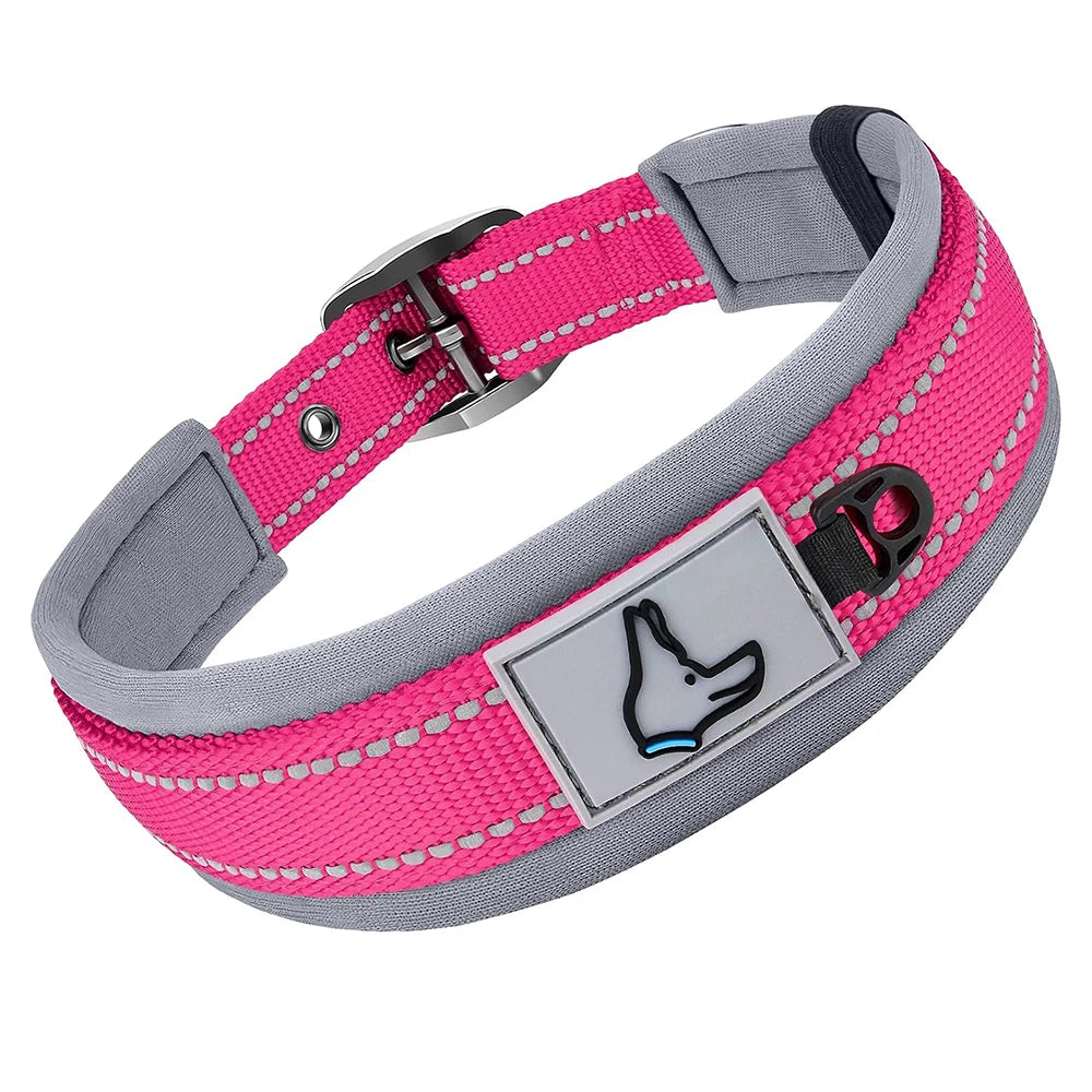 Wide Padded Reflective Collar