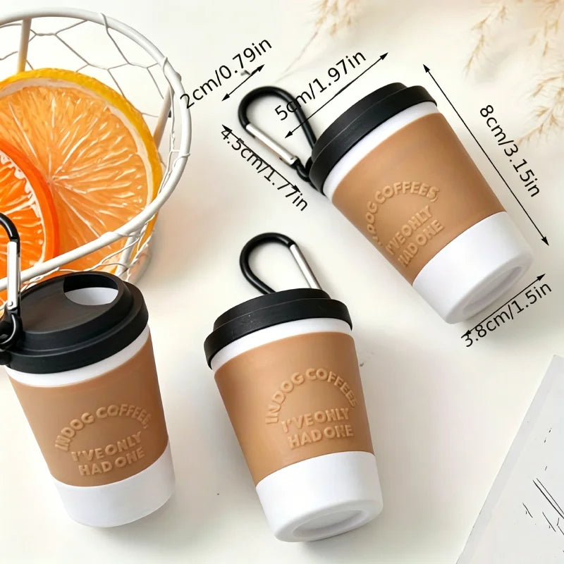 Coffee-Cup Poop Bag Dispenser